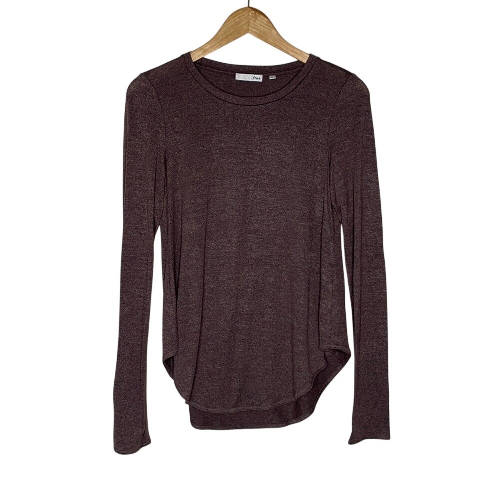 Wilfred Free Long Sleeve Shirt sz Med Brown